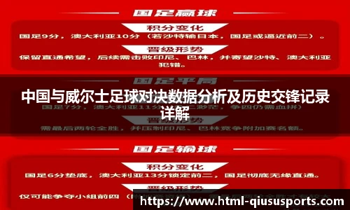 中国与威尔士足球对决数据分析及历史交锋记录详解
